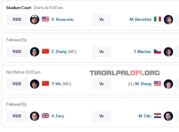 atp shanghai central miercoles7 octubre 2026 tiroalpalo