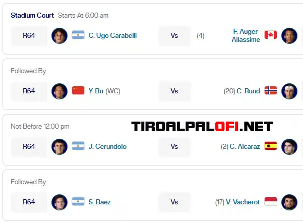 atp shanghai central sabado10 octubre 2026 tiroalpalo